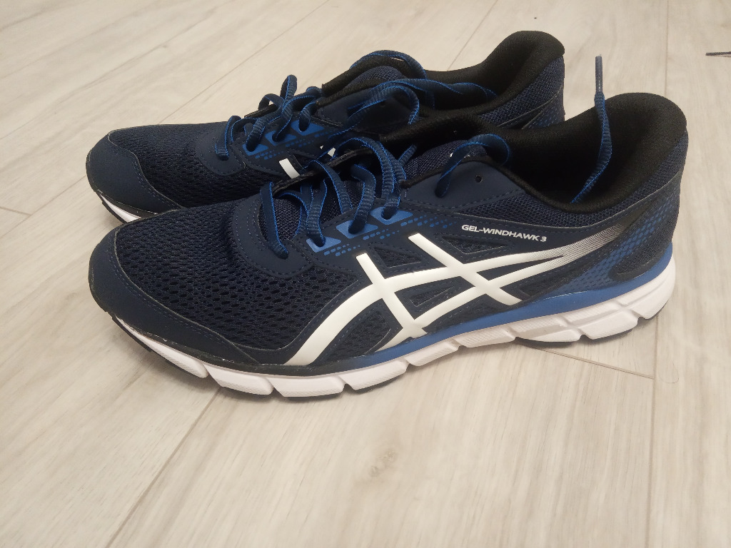 Buty do biegania ASICS Gel Windhawk 3 niebieskie Gda sk Kup teraz na Allegro Lokalnie