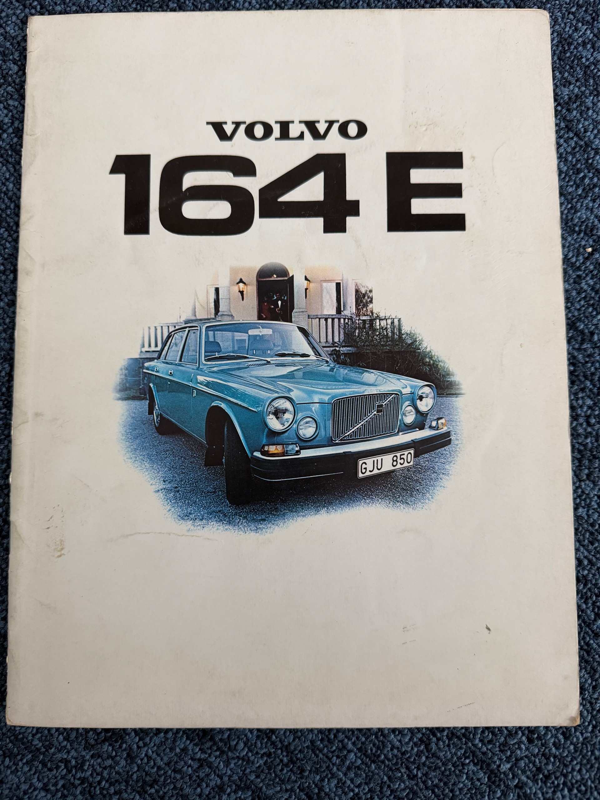 VOLVO 164E – ОРИГІНАЛЬНИЙ КАТАЛОГ BROSZURA РОКИ 70 КЛАСИК 