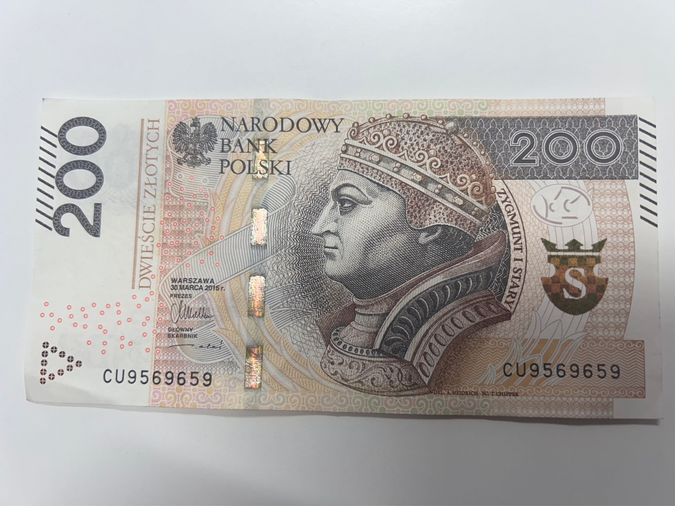 Banknot 200 złoty radar | Syców | Licytacja na Allegro Lokalnie