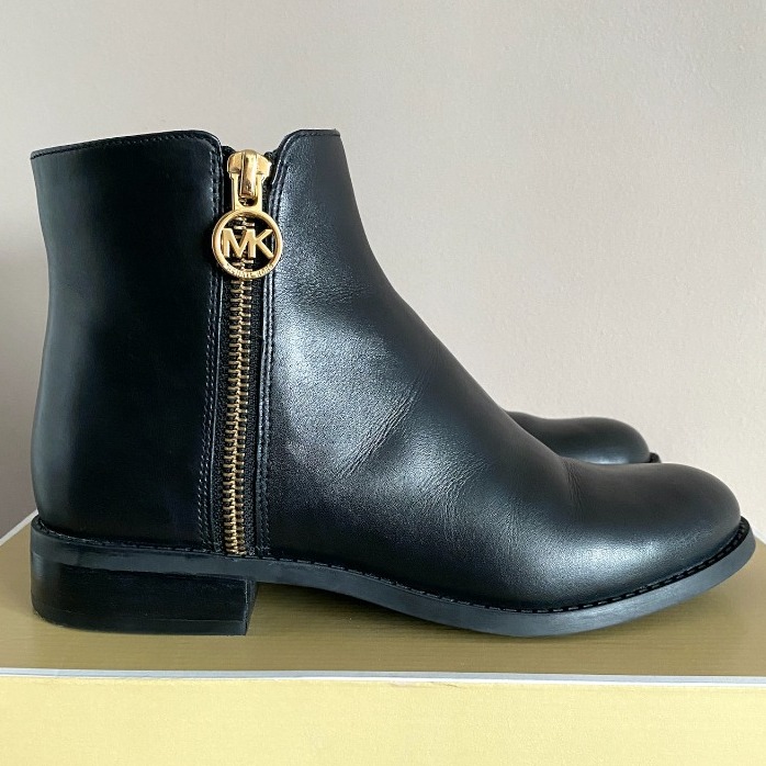 Michael Kors Lainey Flat Bootie skórzane botki 35 | Kielce | Kup teraz na  Allegro Lokalnie