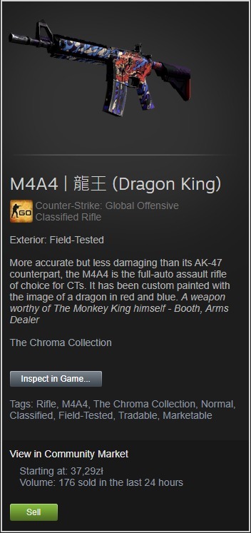 M4a4 Dragon King Ft Kedzierzyn Kozle Kup Teraz Na Allegro Lokalnie