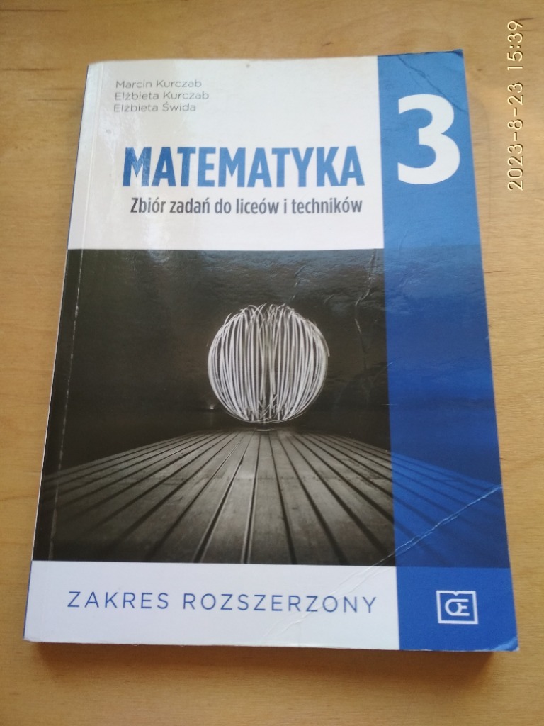 Matematyka Zbiór Zadań Do Liceów I Techników Odpowiedzi Matematyka 3 Zbiór zadań do liceów i techników | Wrocław | Kup teraz na
