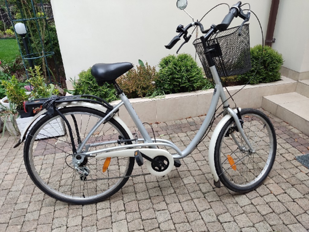 Rower damski miejski Decathlon Hoprider 5,2 Warszawa Kup teraz na