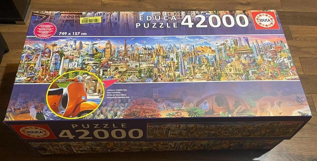 Puzzle Educa 42000 - Dookoła Świata, Łomża