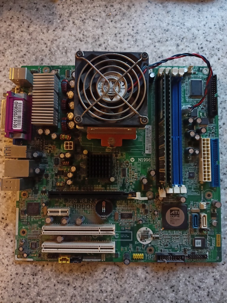Retro PC Płyta główna MS-7050 + procesor + ram | Wołomin | Kup teraz na ...