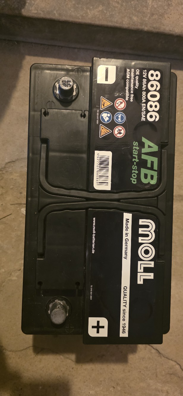 АКУМУЛЯТОР MOLL 86AH AFB 86086 НОВИЙ 