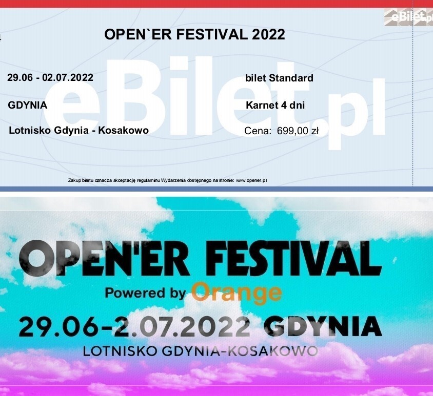 OPENER bilet 4 dni Łask Ogłoszenie na Allegro Lokalnie