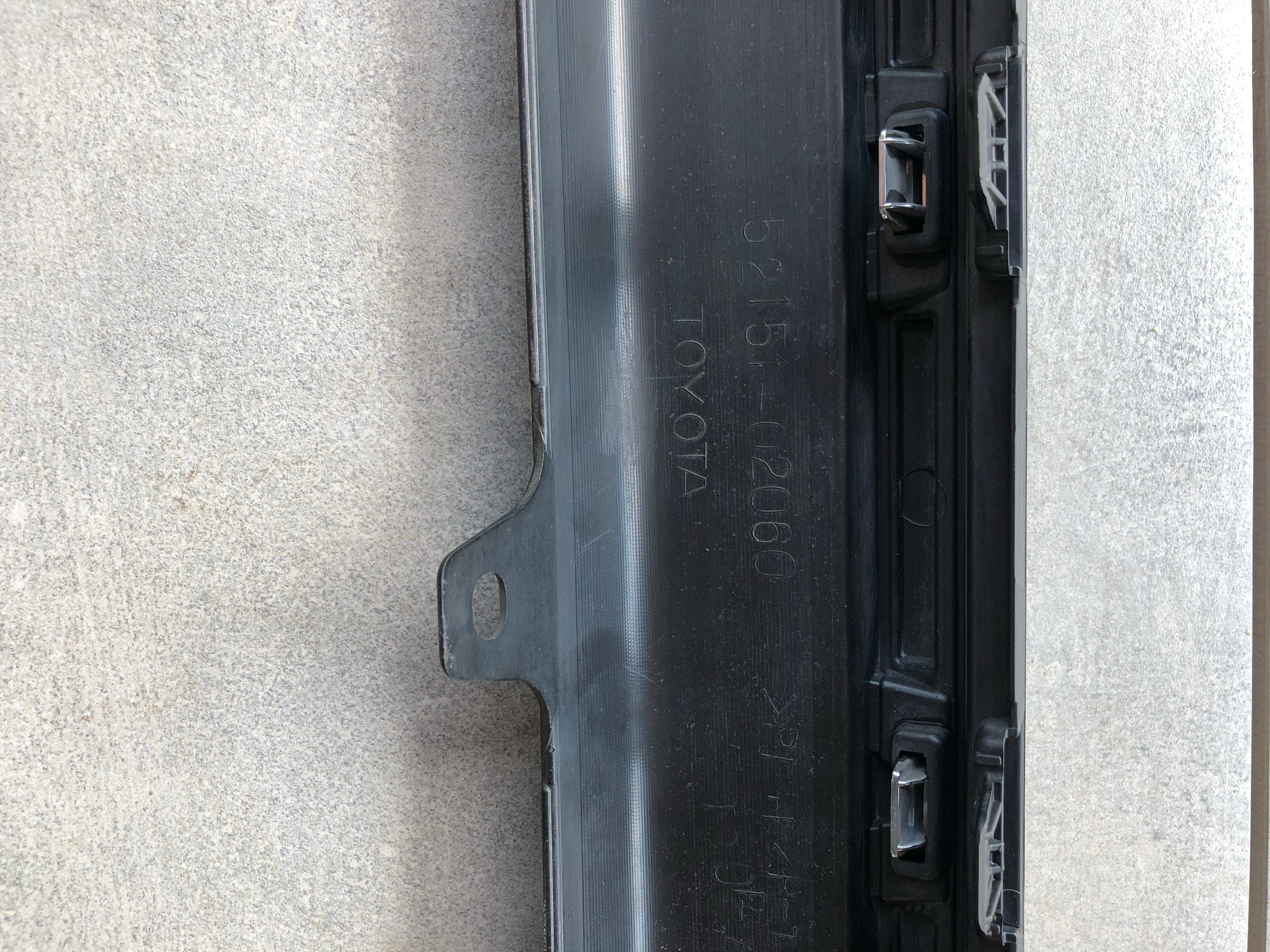 DYFUZOR, СПОЙЛЕР БАМПЕРА ЗАД AURIS 2 РЕСТАЙЛ ХЕТЧБЕК 52151-02060 