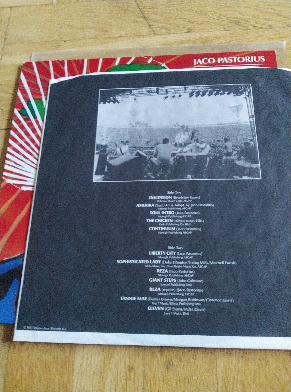 Jaco Pastorius Invitation (1983 press, EX+) Warszawa Licytacja na