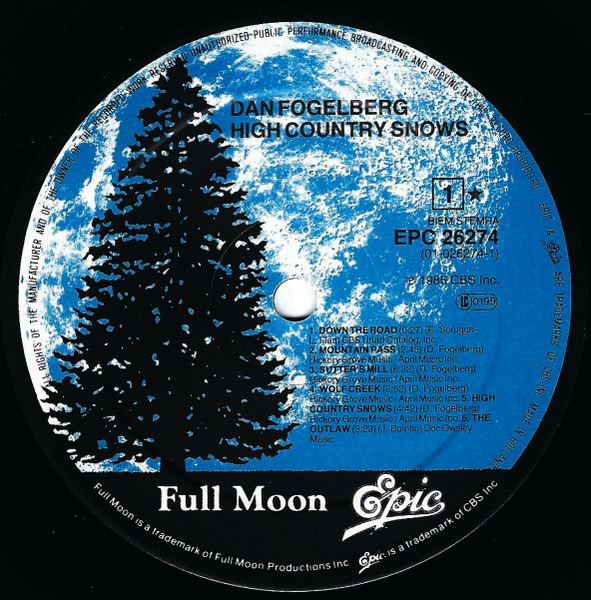 Dan Fogelberg High Country Snows Lp Album Gdynia Kup teraz na