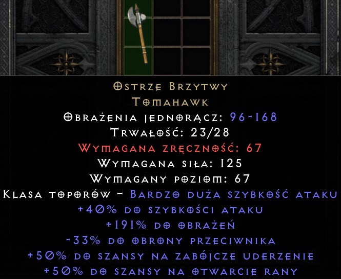 Diablo 2 Resurrected ostrze brzytwy nld no ladder Ropczyce Kup