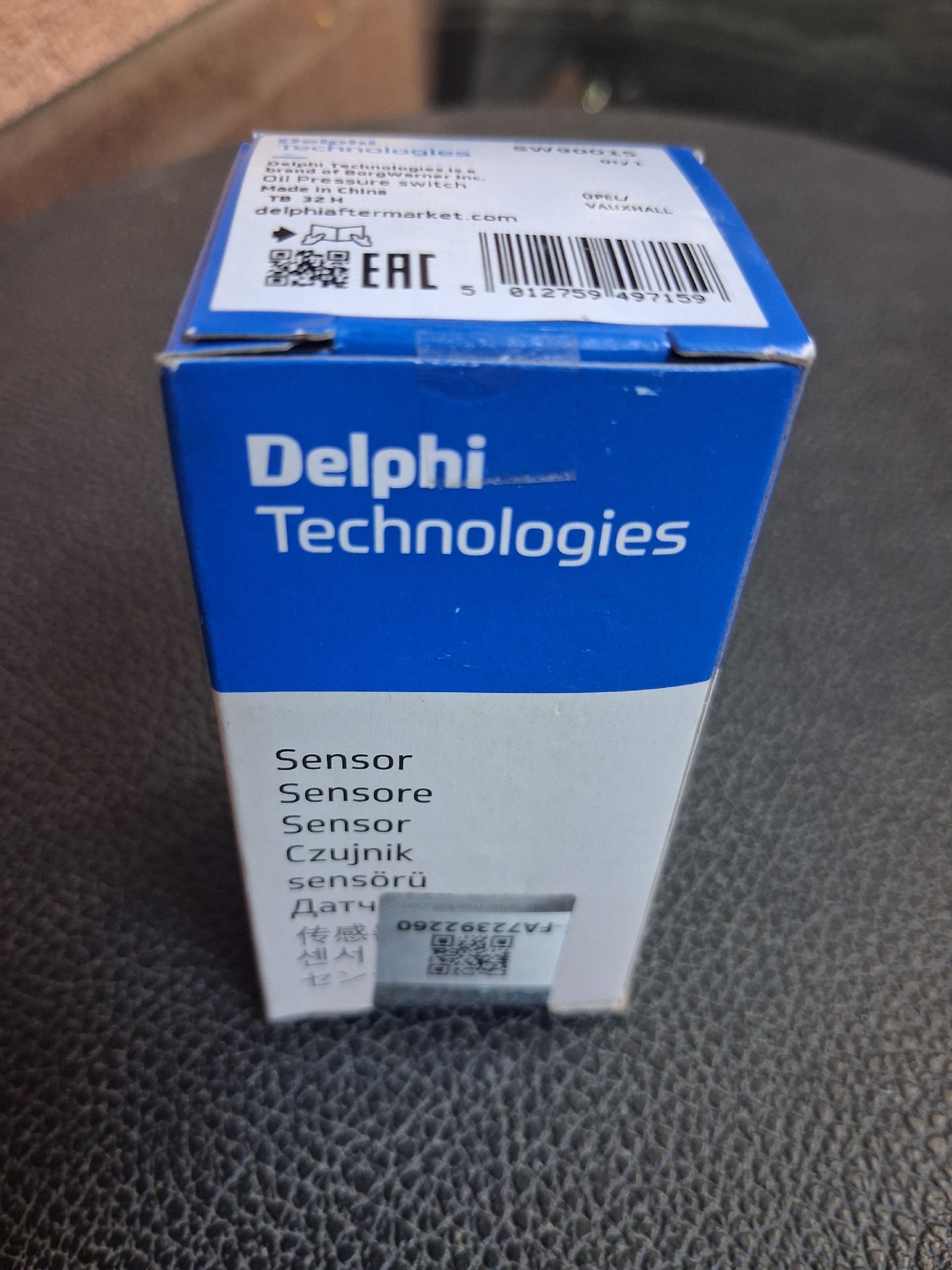 ДАТЧИК ТИСКУ МАСТИЛА DELPHI SW90015 OPEL VAUXHALL 