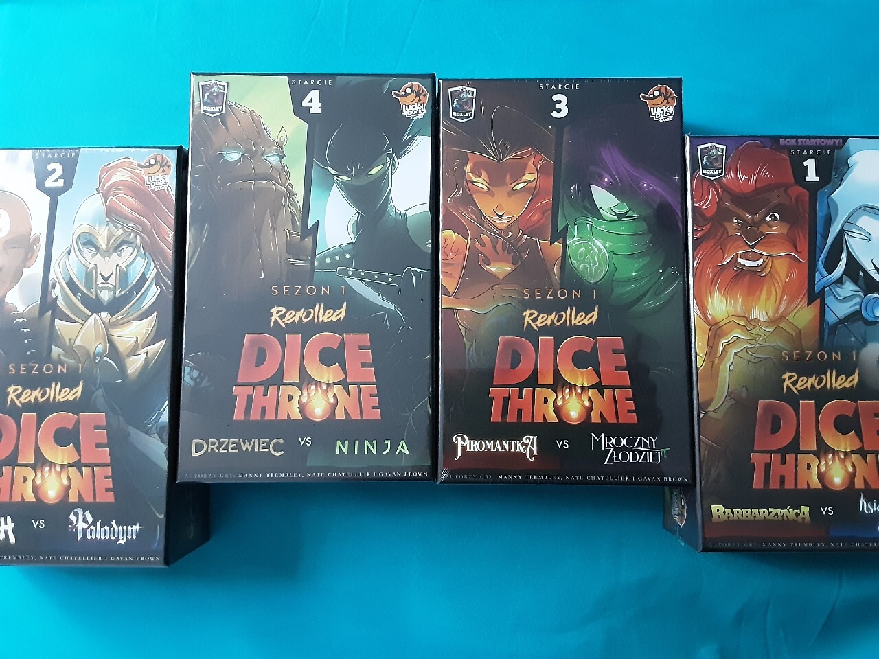 Dice Throne Rerolled sezon1 kompletny zestaw PL Łódź Kup teraz na