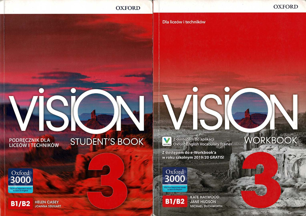 Oxford Vision 3 Student's Book + Workbook komplet Januszowice Kup