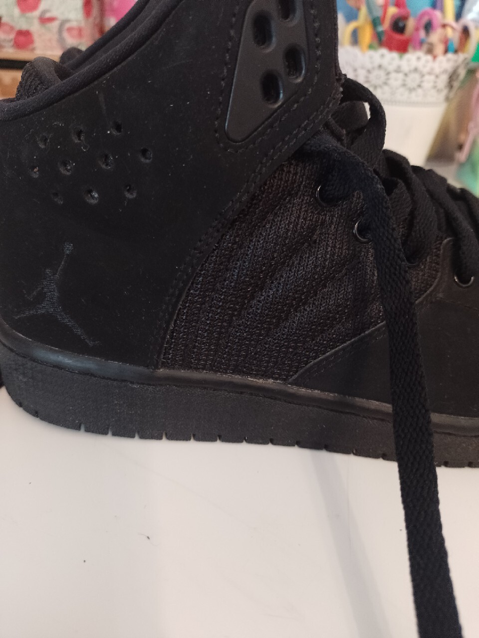 jordan 1 flight 4 black and red