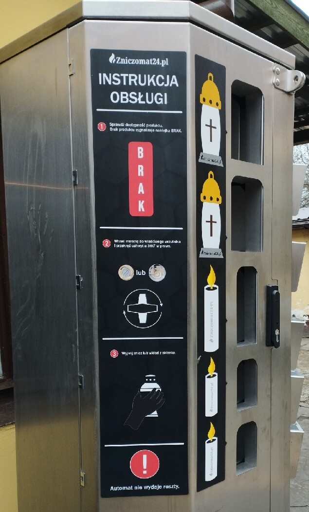 Automat do Sprzedaż Zniczy Wkładów - Niska cena na Allegro.pl