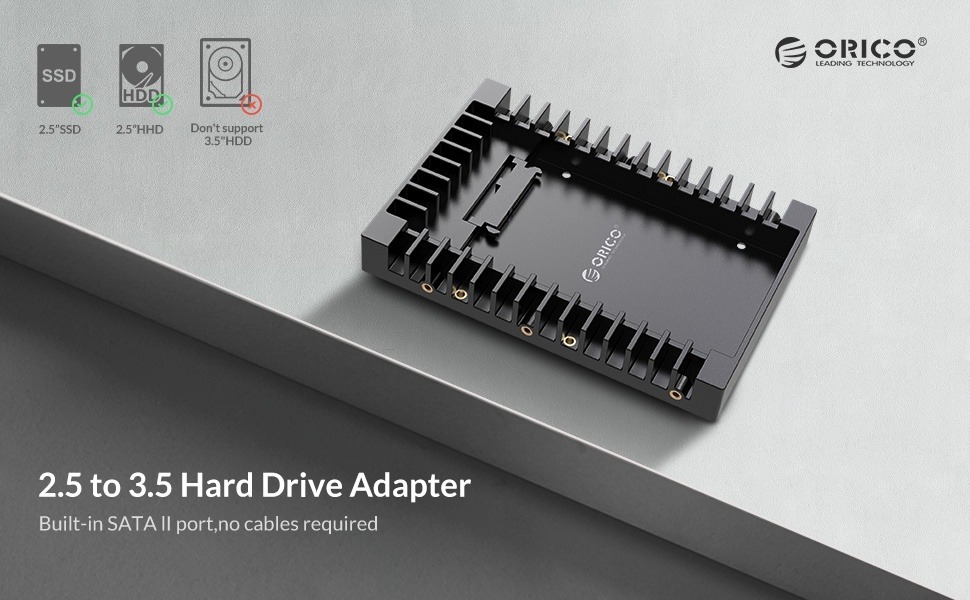 Adapter dysku 2.5 na 3.5 " ORICO 1125SS -V1-BK | Rogów | Kup teraz na ...