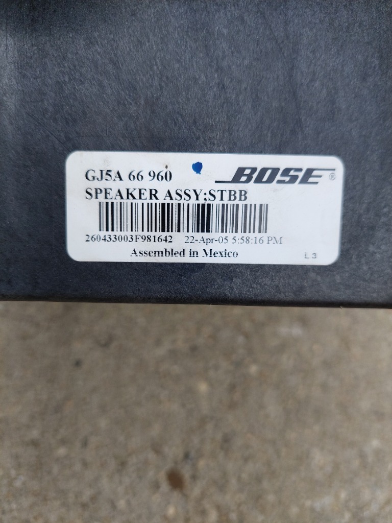 Subwoofer Bose GJ5A 66 960 w koło zapasowe Mazda Rybnik Kup teraz