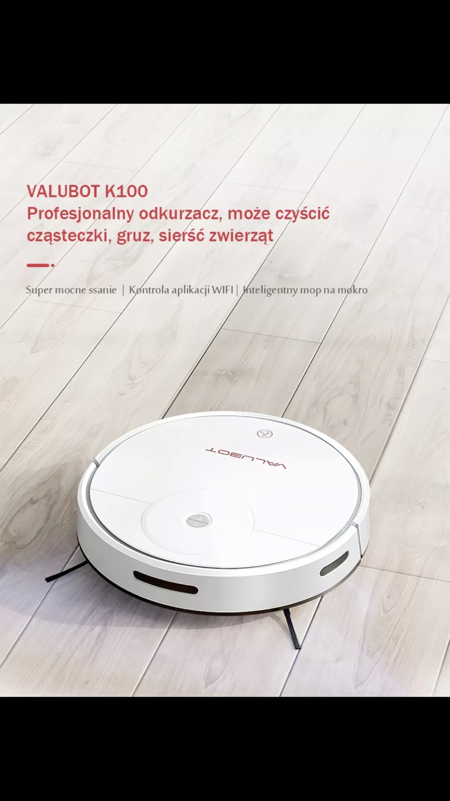 odkurzacz robot VALUBOT K100 3 w 1 Wrocław Kup teraz na Allegro Lokalnie