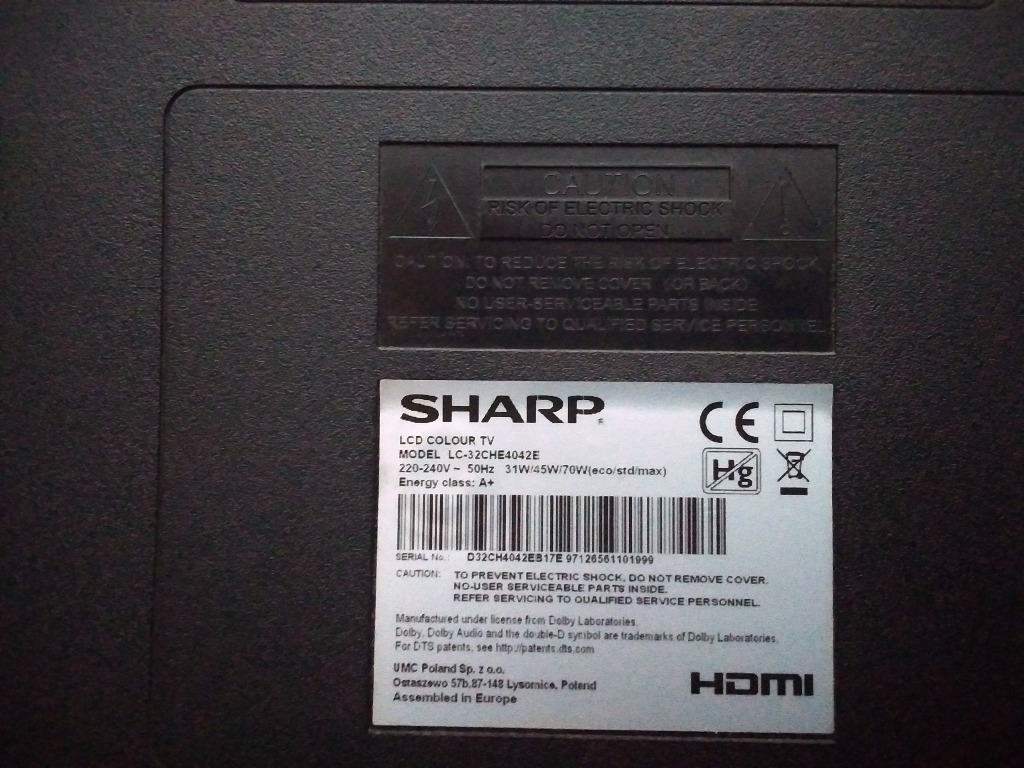 Telewizor LED Sharp LC-32CHE4042E 32