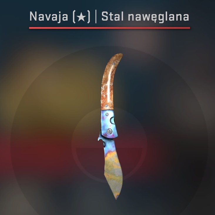 Nóż Navaja Knife Case Hardened Stal nawęglana CSGO Warszawa Kup teraz na Allegro Lokalnie