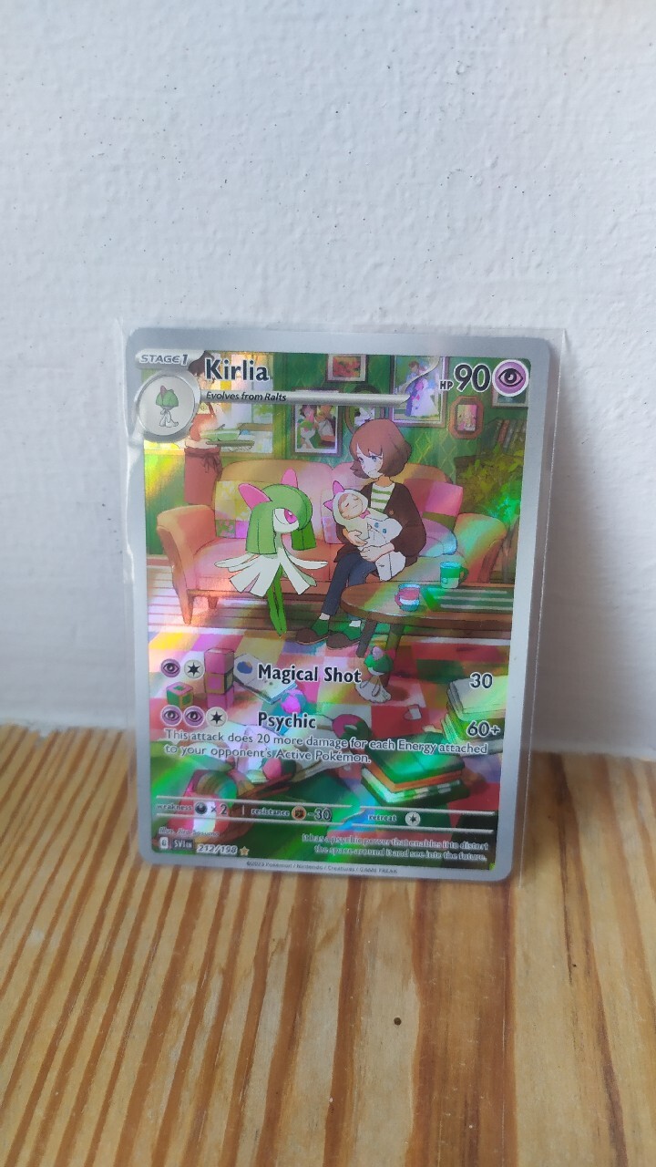 Prismatic Evolution Pokemon Pokemon TCG Japanese Card: Kirlia [AR] 084/078  - Scarlet & Violet, Holo Altered Art Prismatic Evolutions