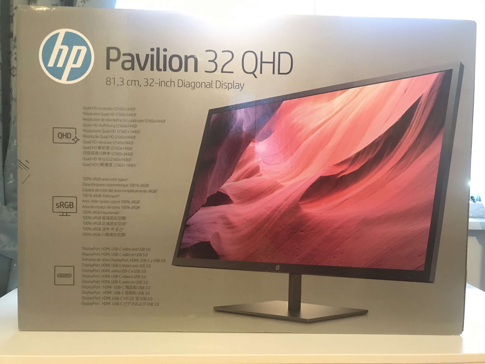 Monitor HP Pavilion 32 QHD NOWY / NEW Wrocław Kup teraz na Allegro