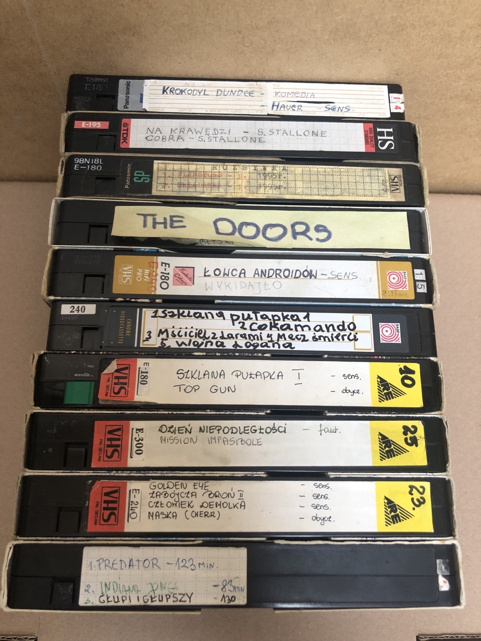 Zestaw kaset vhs Wrocław Kup teraz na Allegro Lokalnie