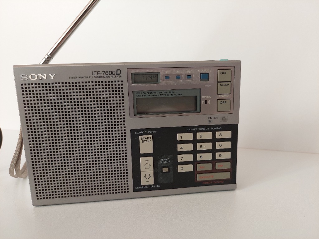 Radio globalne SONY ICF7600D SSB z zasilaczem Prudnik Kup teraz na