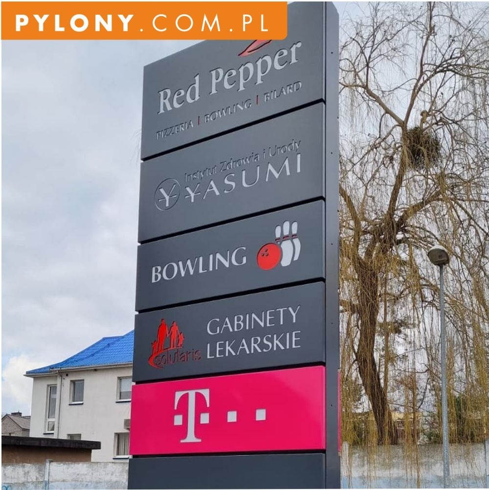 Pylon reklamowy / totem / baner LED 4 metrowy | Opole | Kup teraz na