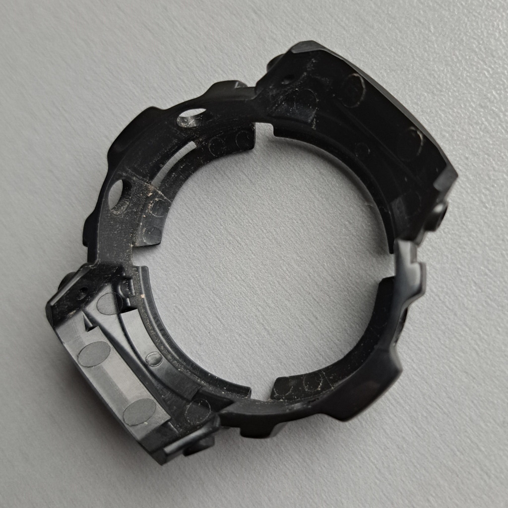 Lunette (bezel) En Résine Noire Pour Casio AW-590 Et AW-591 - Neuf Avec étiquette