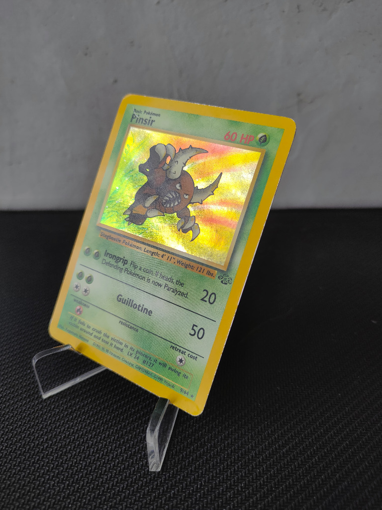 Pinsir holo 9/64 base set 1999 karta pokemon Warszawa Licytacja na