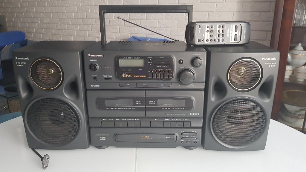 radiomagnetofon PANASONIC RX-DT670 + pilot | Gorzów Wielkopolski ...