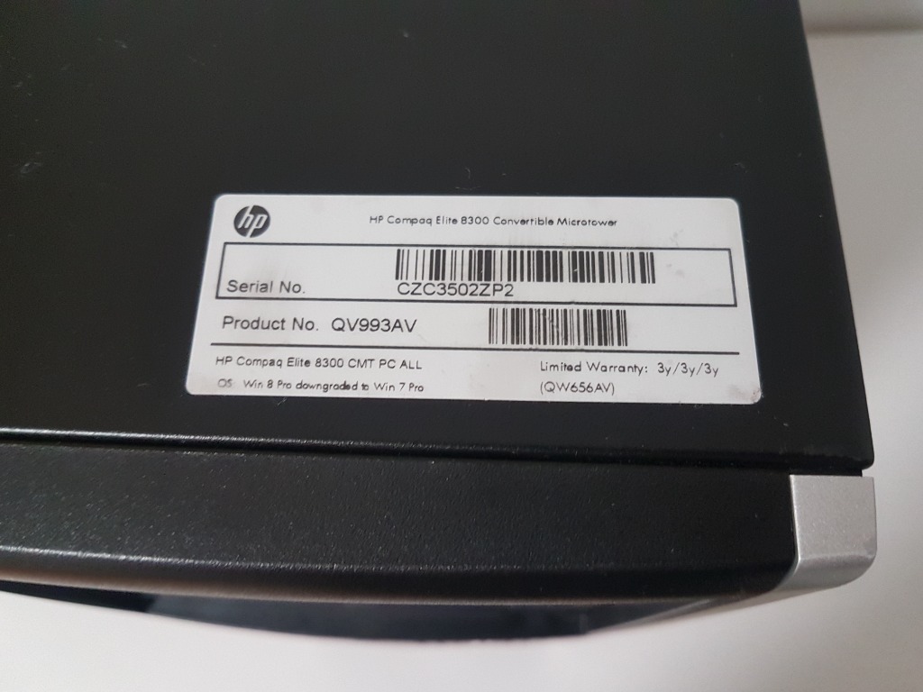 Zdjęcie oferty: Komputer HP 8300 i5 3470 16 GB 120GB SSD WIN 10