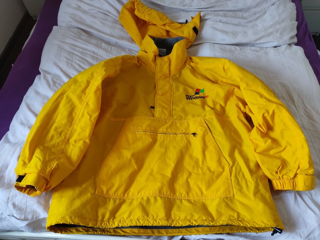 KURTKA BLUZA MICROSOFT WINDOWS XP RETRO MANIAK Wieliczka Licytacja