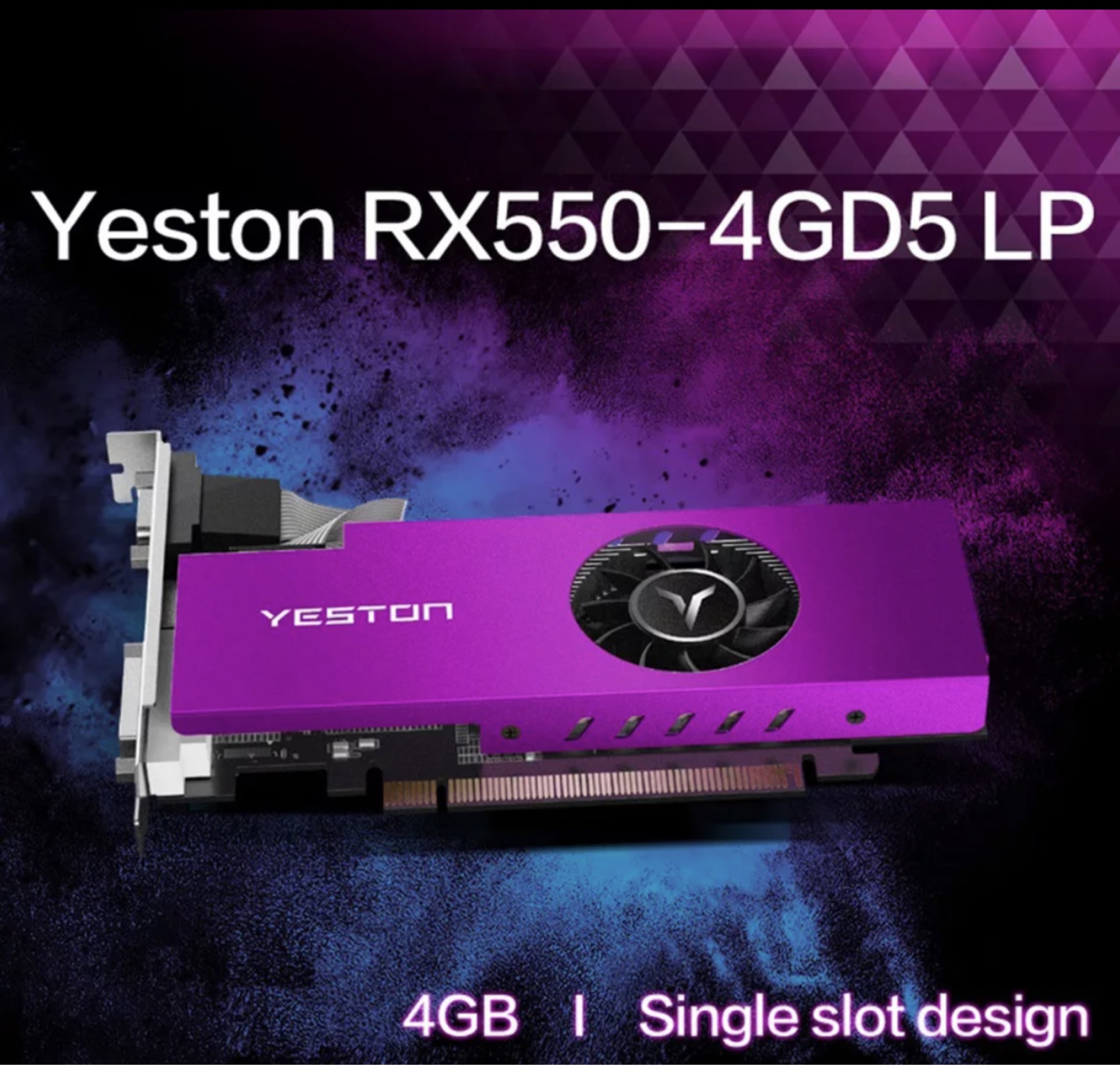 Zdjęcie oferty: Yeston Radeon mini RX 550 GPU 4GB GDDR5 128bit 
