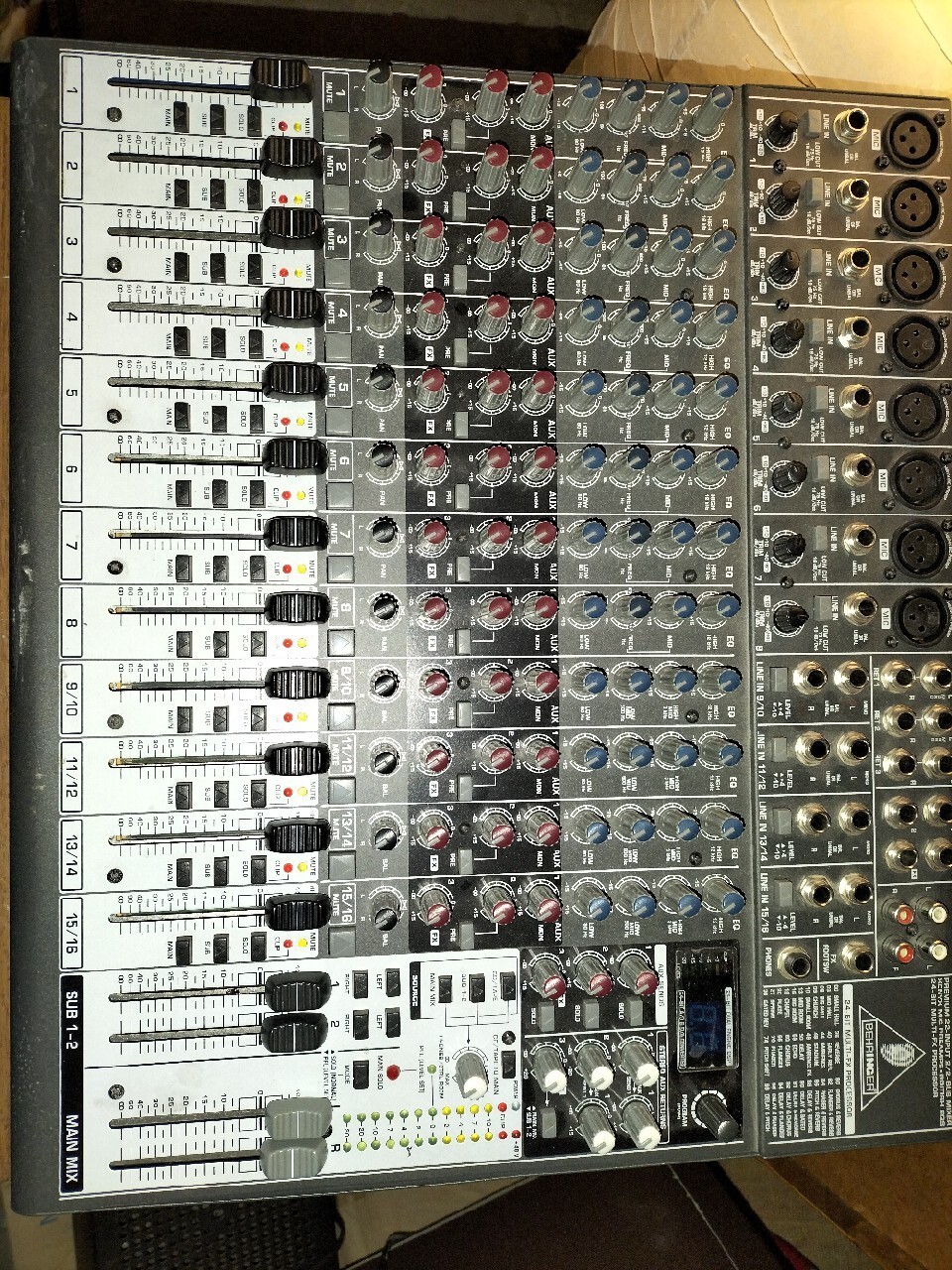 Mixer audio Behringer Xenyx 2222FX Łódź Licytacja na Allegro Lokalnie