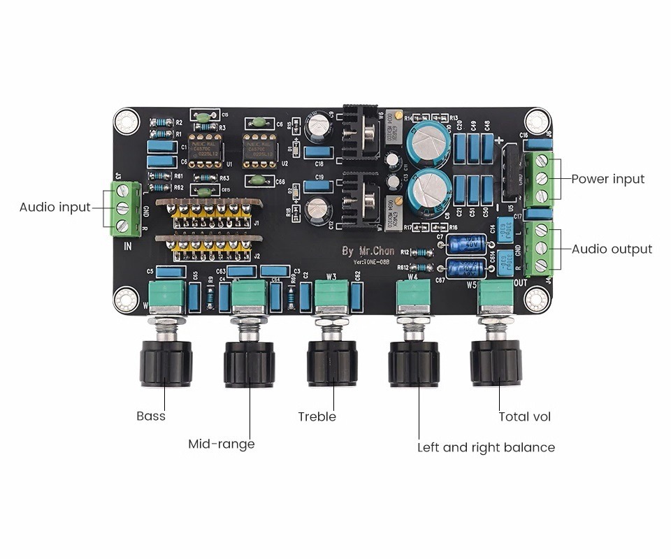 Przedwzmacniacz stereo , OPA2604, C4570C | Słupsk | Kup teraz na ...