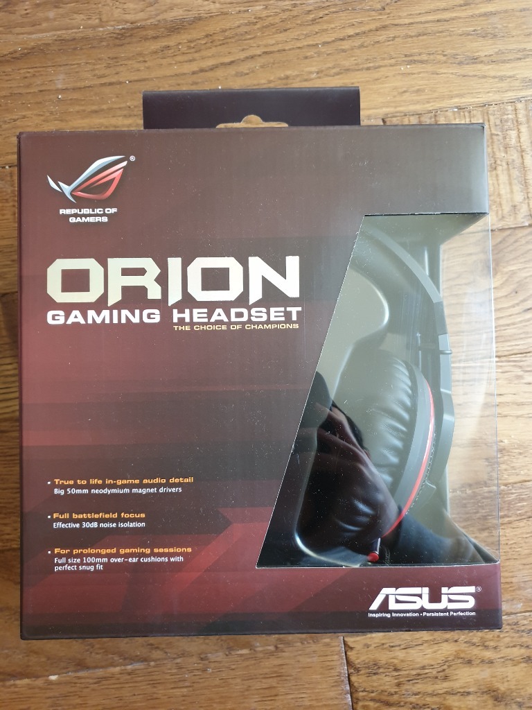 Słuchawki ASUS Orion Gaming Headset Opole Kup teraz na Allegro Lokalnie