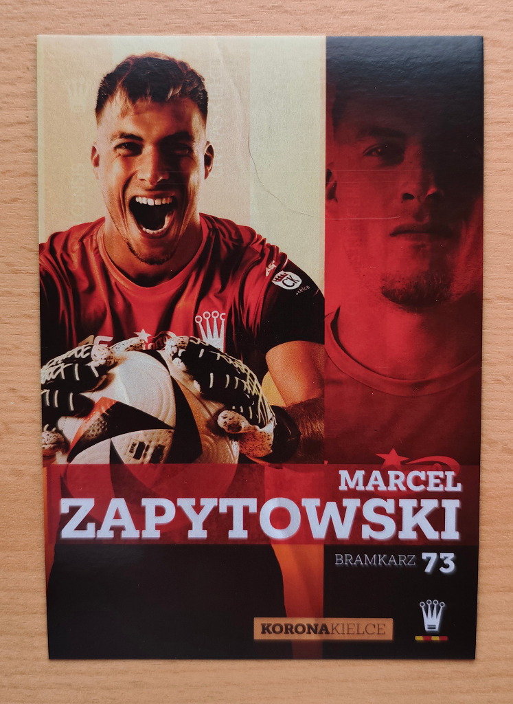 Oficjalna karta klubowa Korona Kielce 24 25 Marcel Zapytowski | Olsztyn ...