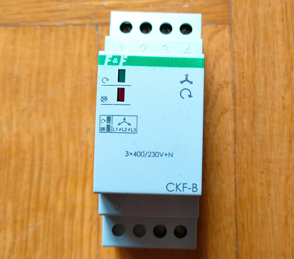 Czujnik kolejności i zaniku fazy CKF-B TS-35 Czujn | Biała Podlaska ...