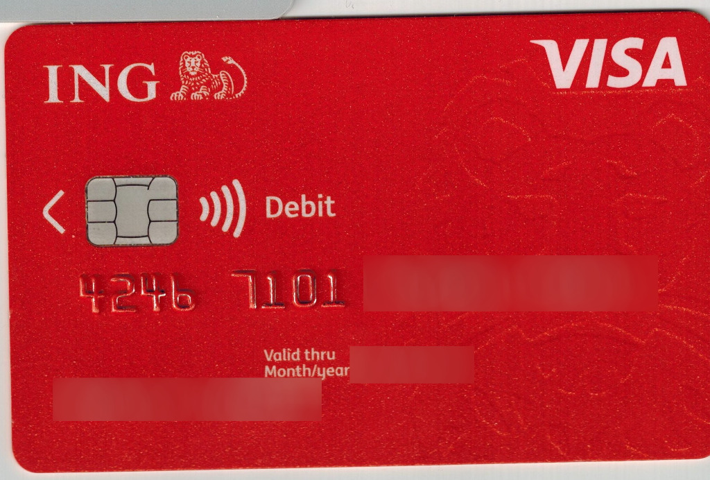 Karta Bankowa ING VISA DEBIT Zielona G ra Licytacja Na Allegro Lokalnie