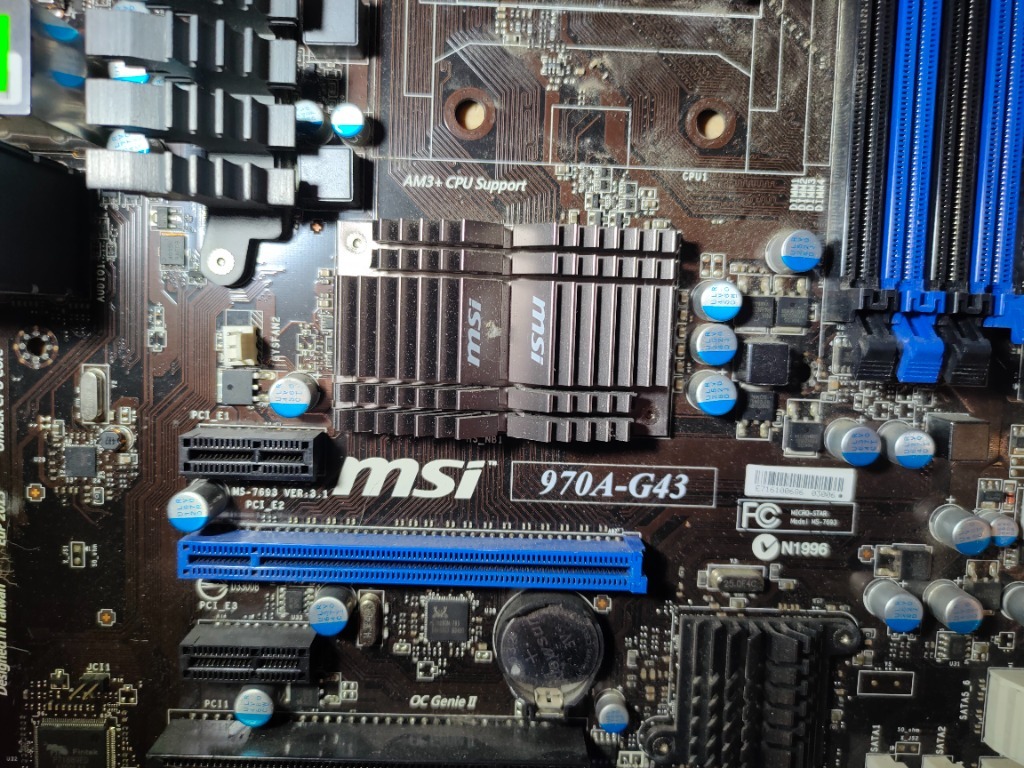 Płyta główna MSI MS-7693 970A-G43 ATX | łubniany | Kup teraz na Allegro ...