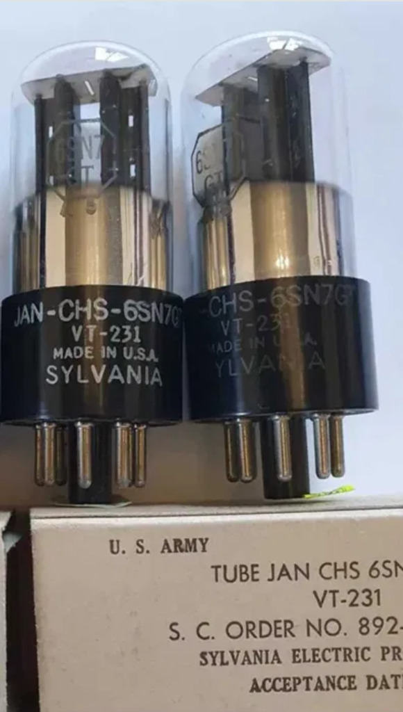 6SN7-WGT SYLVANIA ワンペアセット 真空管 (98) 6SN7-WGT SYLVANIA ワンペアセット 真空管 (98) 6SN7-WGT SYLVANIA