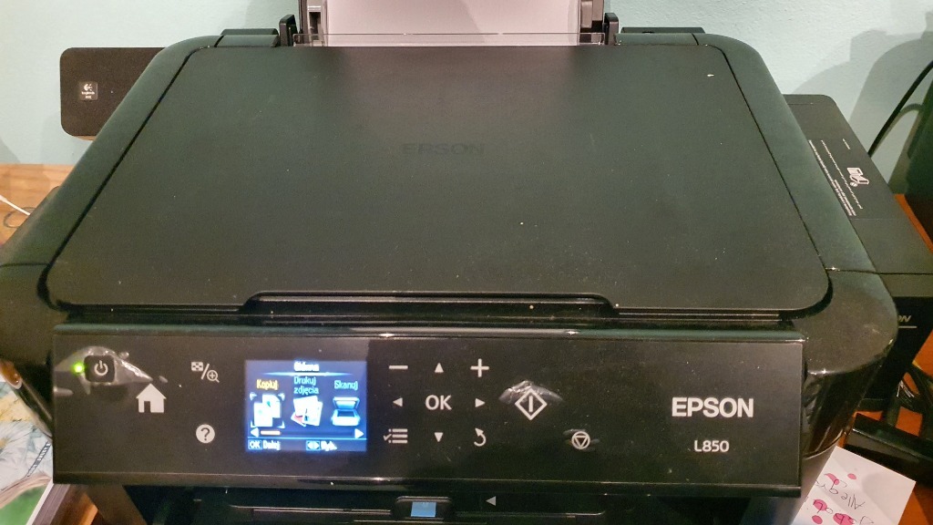 Drukarka Epson L850 na butelki z tuszem CISS Cieszyn Licytacja na Allegro Lokalnie