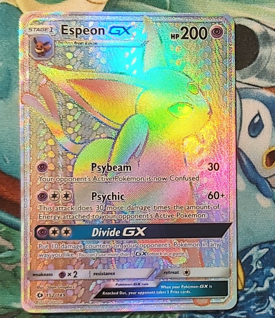 Espeon GX Rainbow Rare Łódź Kup teraz na Allegro Lokalnie