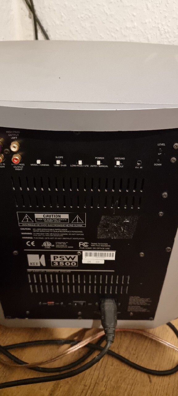 Subwoofer KEF PSW 3500 Dębnica Kaszubska Kup teraz na Allegro Lokalnie