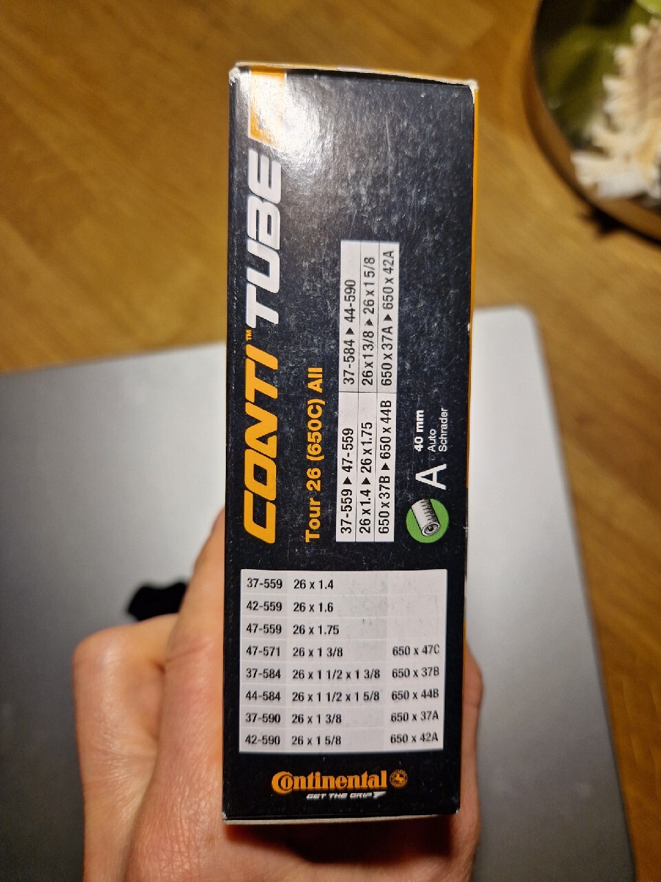 conti tube tour 26 650c
