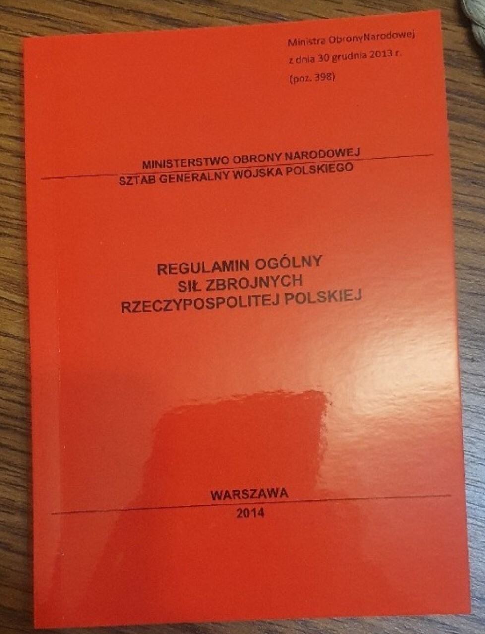 Regulamin Ogólny Sił Zbrojnych Rp