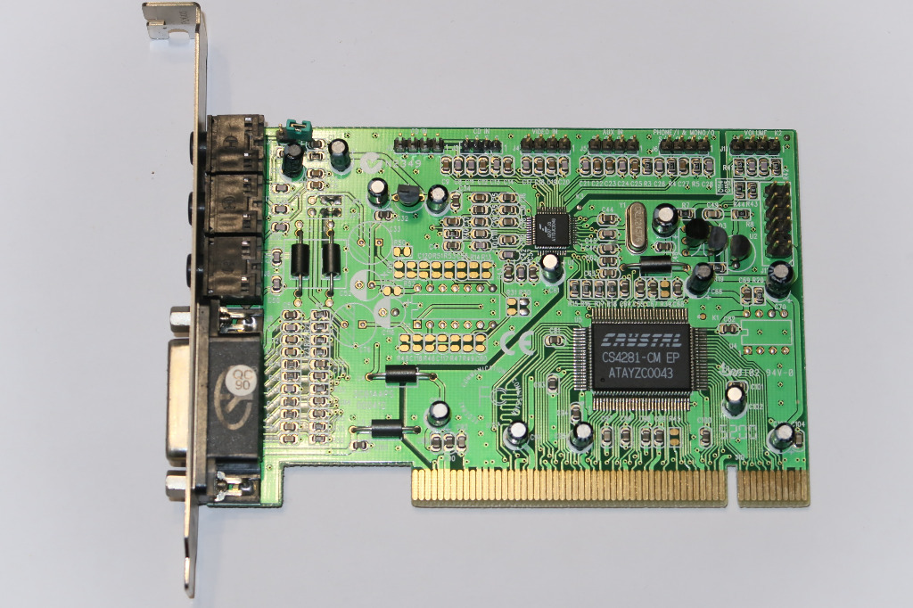 Karta Dzwiękowa Crystal CS4281-CM PCI sprawna | Tychy | Kup teraz na ...